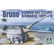 BRUNO" GERMAN BTTLESHIP BISMARCK TURRET B, 1/72 - Takom TAK5012