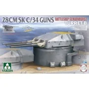 BATTLESHIP SCHARNHORST Tur. B 28CMSK C/34GUNS - Takom TAK5016