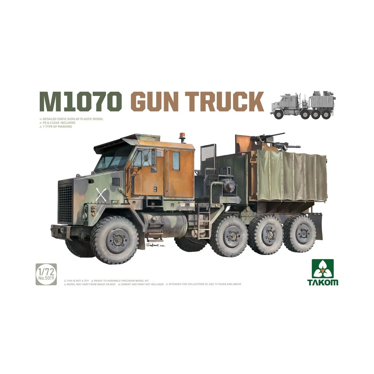 M1070 GUN TRUCK - Takom TAK5019