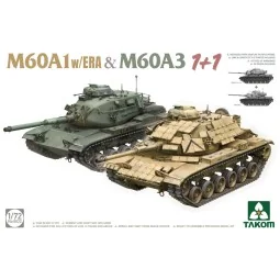 M60A1 w/ERA & M60A3 1+1, 1/72 - Takom TAK5022