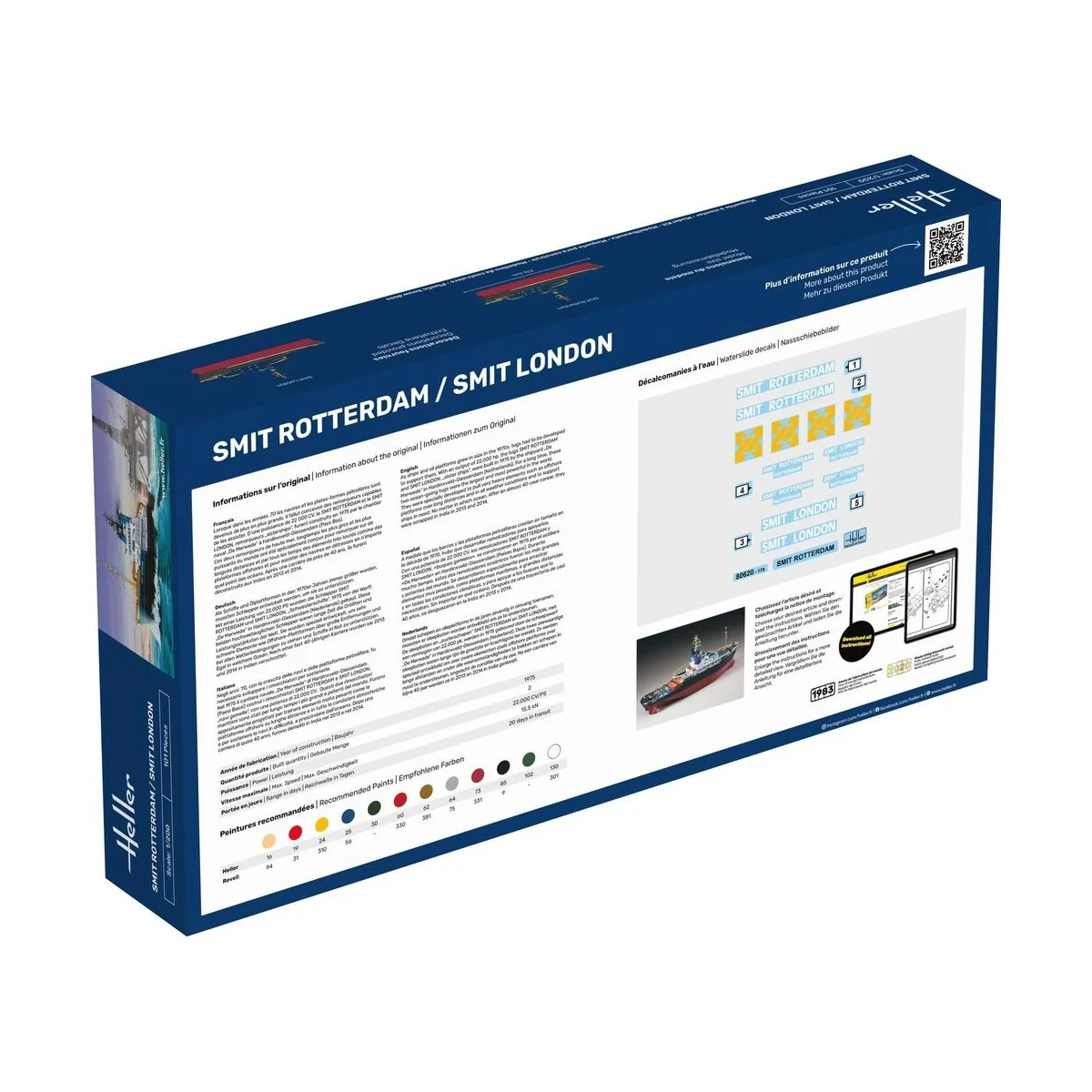 STARTER KIT Smit Rotterdam / Smit London, 1/200 - Heller 56620