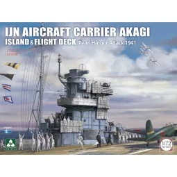 IJN Aircraft Carrier Akagi Island & Flight Deck Pearl Harbor Attack...