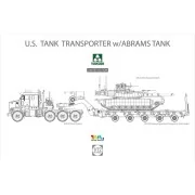 U.S. M1070&M1000 70 Ton Tank Transporter w/Abrams TANK, Limited Edi... U.S. M1070&M1000 70 Ton Tank Transporter w/Abrams TANK, Limited Edi...
