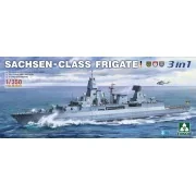 Sachsen-Class Frigate 3 in 1, 1/350 - Takom TAK6001 Sachsen-Class Frigate 3 in 1, 1/350 - Takom TAK6001