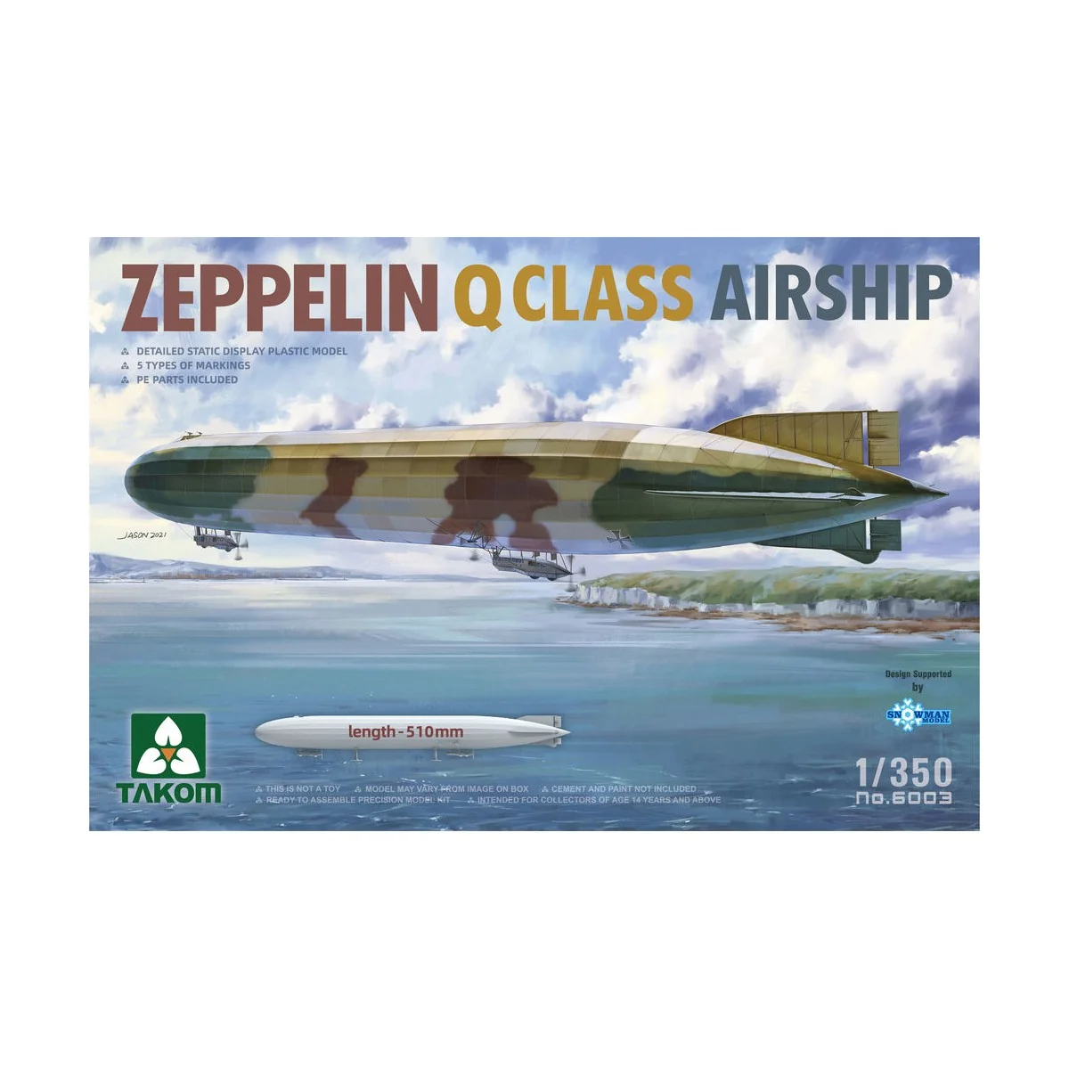 ZEPPELIN Q CLASS AIRSHIP - Takom TAK6003