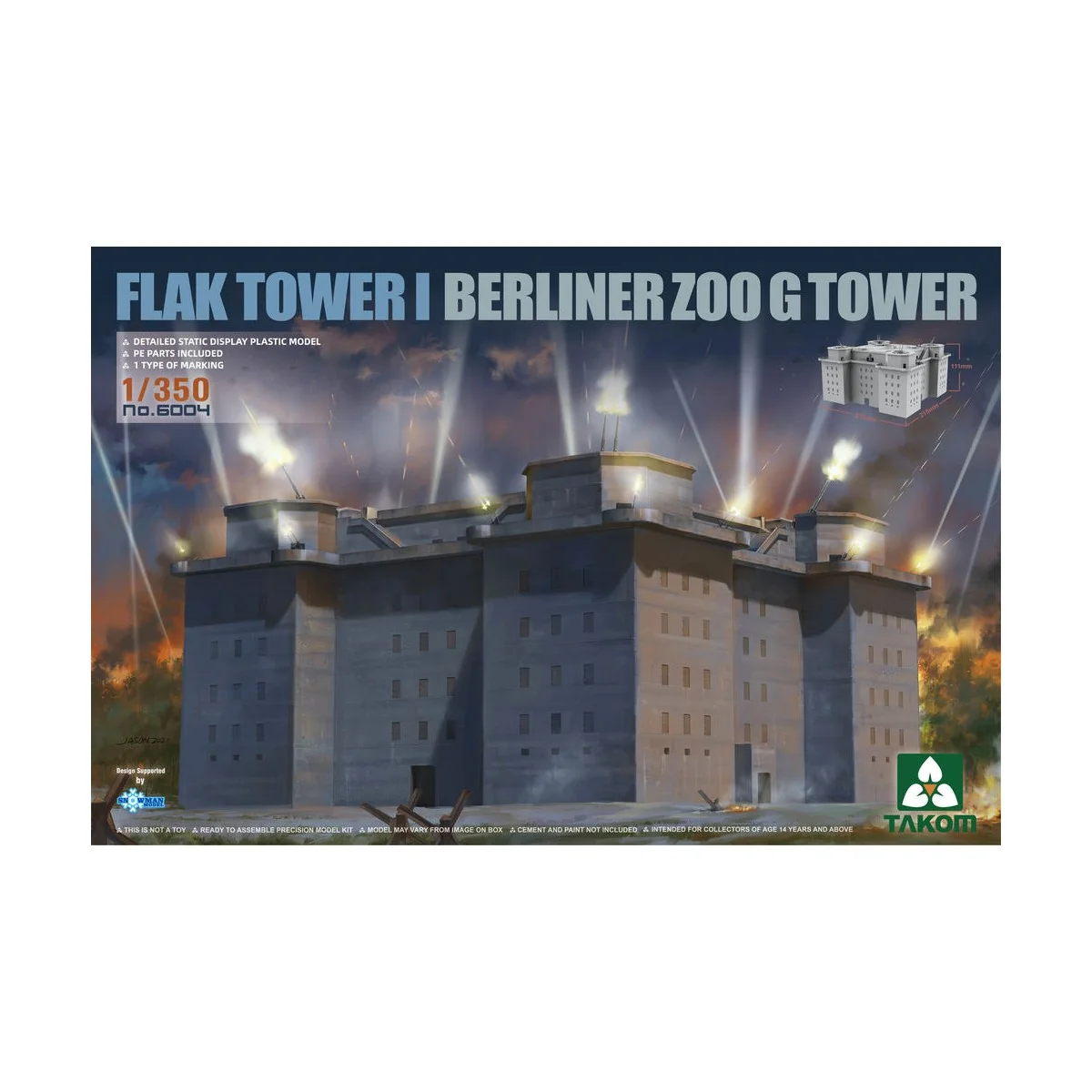 FLAK TOWER I BERLINER ZOO G TOWER - Takom TAK6004