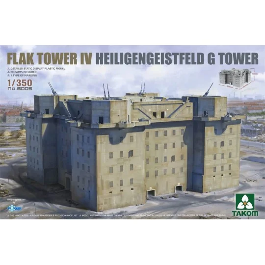 FLAK TOWER IV HEILIGENGEISTFELD G TOWER - Takom TAK6005
