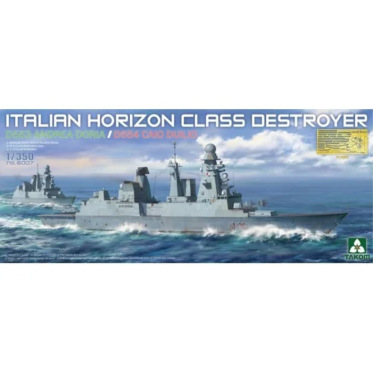 ITALIAN HORIZON CLASS DESTROYER D553 ANDREA DORIA / D554 CAIO DUILI... ITALIAN HORIZON CLASS DESTROYER D553 ANDREA DORIA / D554 CAIO DUILI...