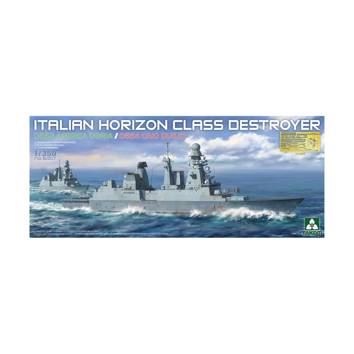 ITALIAN HORIZON CLASS DESTROYER D553 ANDREA DORIA / D554 CAIO DUILI... ITALIAN HORIZON CLASS DESTROYER D553 ANDREA DORIA / D554 CAIO DUILI...