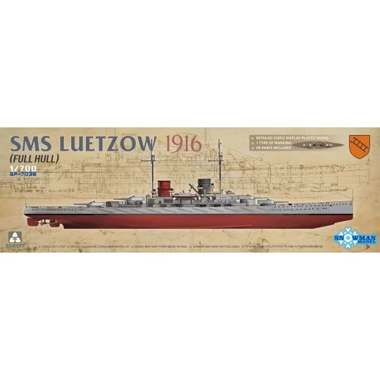SMS LUETZOW 1916 (FULL HULL) - Takom TAKSP7036