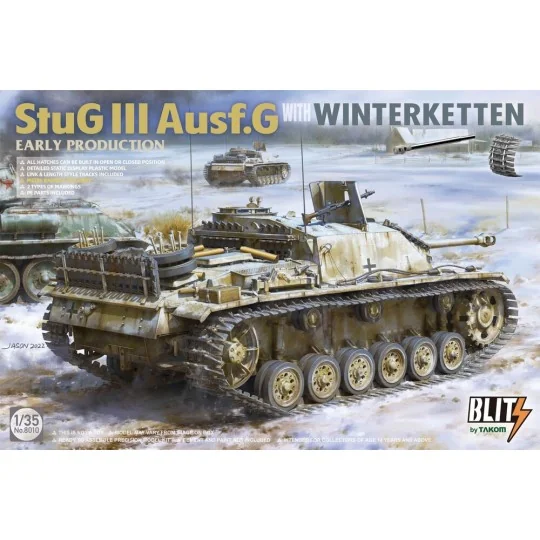 StuG.III Ausf.G EARLY PRODUCTION with WINTERKETTEN - Takom TAK8010
