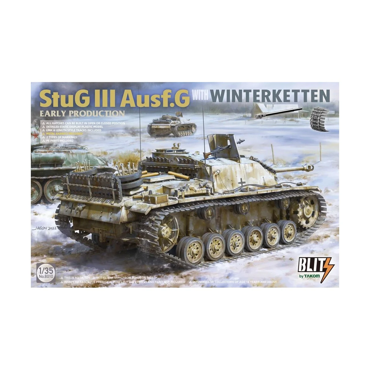 StuG.III Ausf.G EARLY PRODUCTION with WINTERKETTEN, 1/35 - Takom TA...