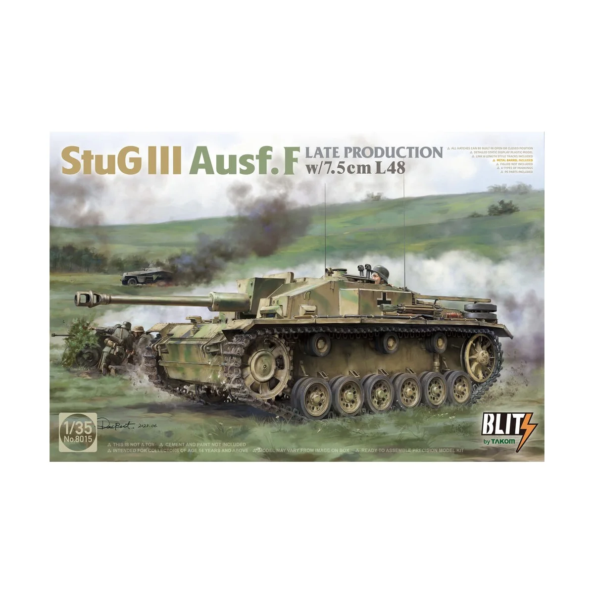 StuG III Ausf. F w/7,5 cm L48 Late Production - Takom TAK8015