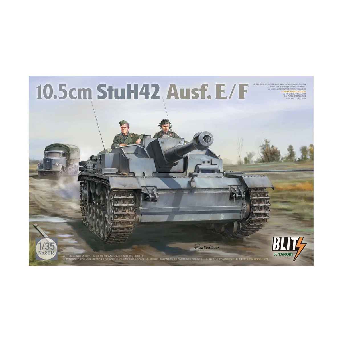 10,5 cm StuH 42 Ausf. E/F - Takom TAK8016