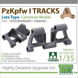 PzKpfw I TRACKS Late Type Common Model-T-REX - Takom TAKTR85002