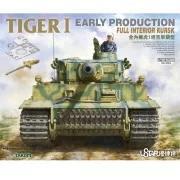 TIGER I EARLY PRODUCTION WITH FULL INTERIOR KURSK, 1/48 - SUYATA NO...