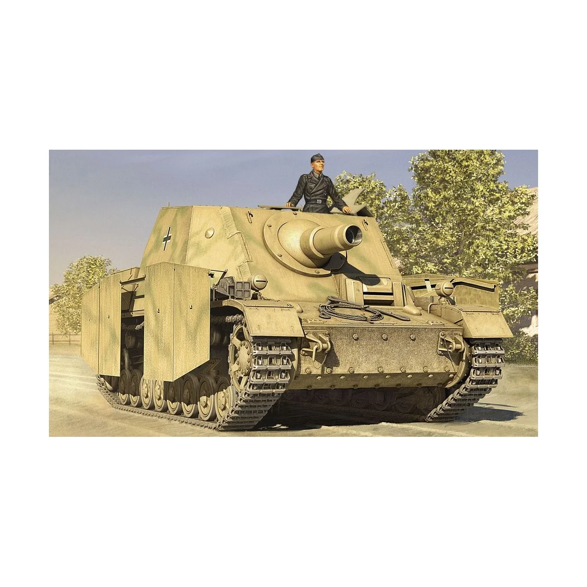 German SturmPanzerIV early Sd.Kfz.166 Brummbar, 1/35 - Hobby Boss 8... German SturmPanzerIV early Sd.Kfz.166 Brummbar, 1/35 - Hobby Boss 8...