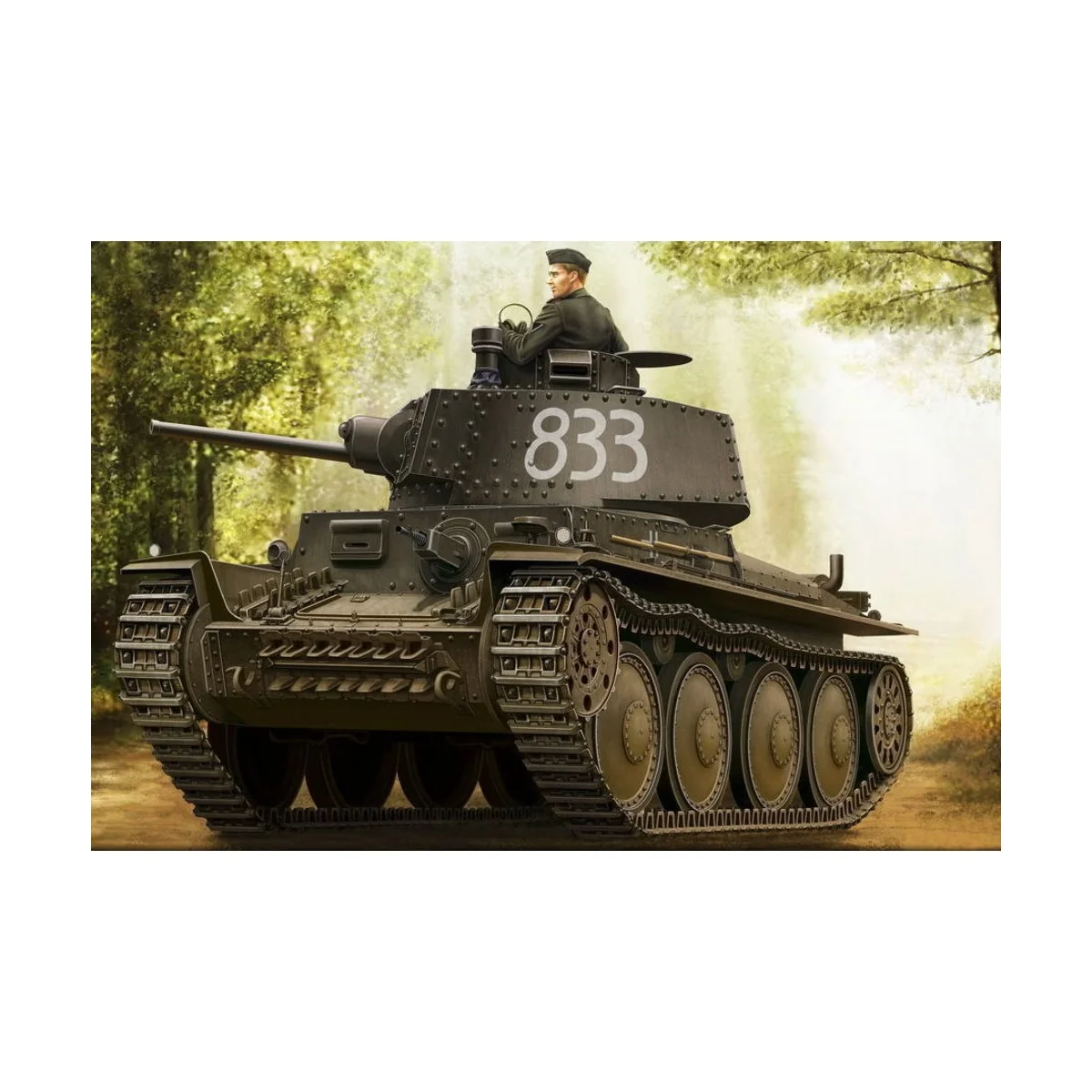 German Panzer Kpfw.38(t) Ausf.E/F - Hobby Boss 80136