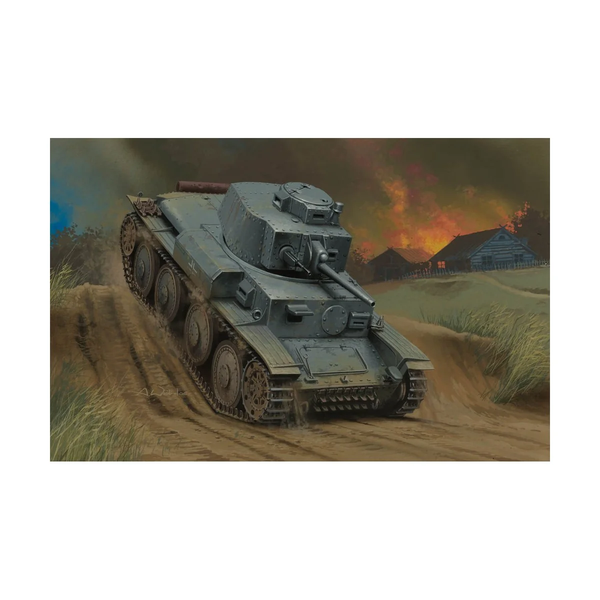 German Panzer Kpfw:38(t) Ausf.G, 1/35 - Hobby Boss 80137 German Panzer Kpfw:38(t) Ausf.G, 1/35 - Hobby Boss 80137