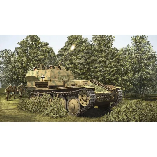 German 2cm Flak 38 Pz.Kpfw.38 (t), 1/35 - Hobby Boss 80140 German 2cm Flak 38 Pz.Kpfw.38 (t), 1/35 - Hobby Boss 80140