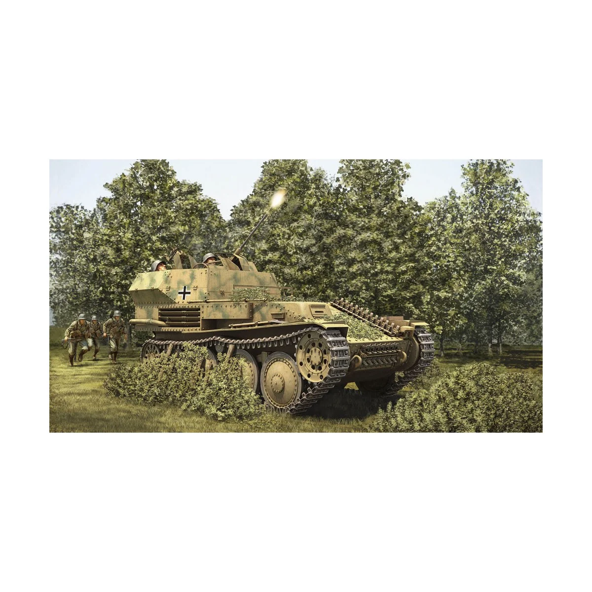 German 2cm Flak 38 Pz.Kpfw.38 (t), 1/35 - Hobby Boss 80140 German 2cm Flak 38 Pz.Kpfw.38 (t), 1/35 - Hobby Boss 80140