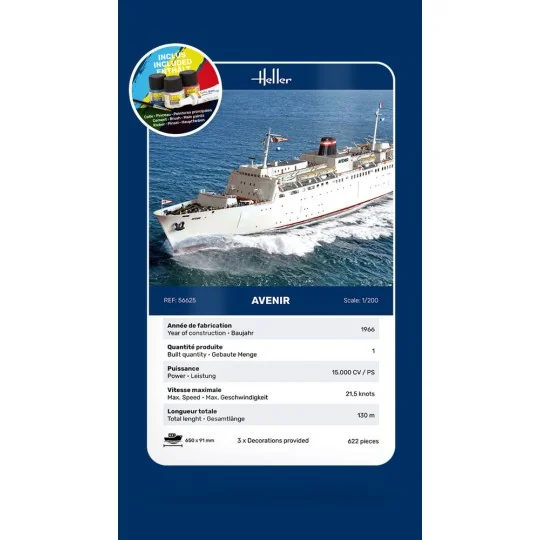 STARTER KIT Avenir, 1/200 - Heller 56625