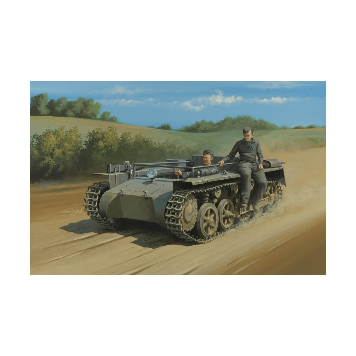 German Pz.Kpfw.1 Ausf.A ohne Aufbau - Hobby Boss 80144