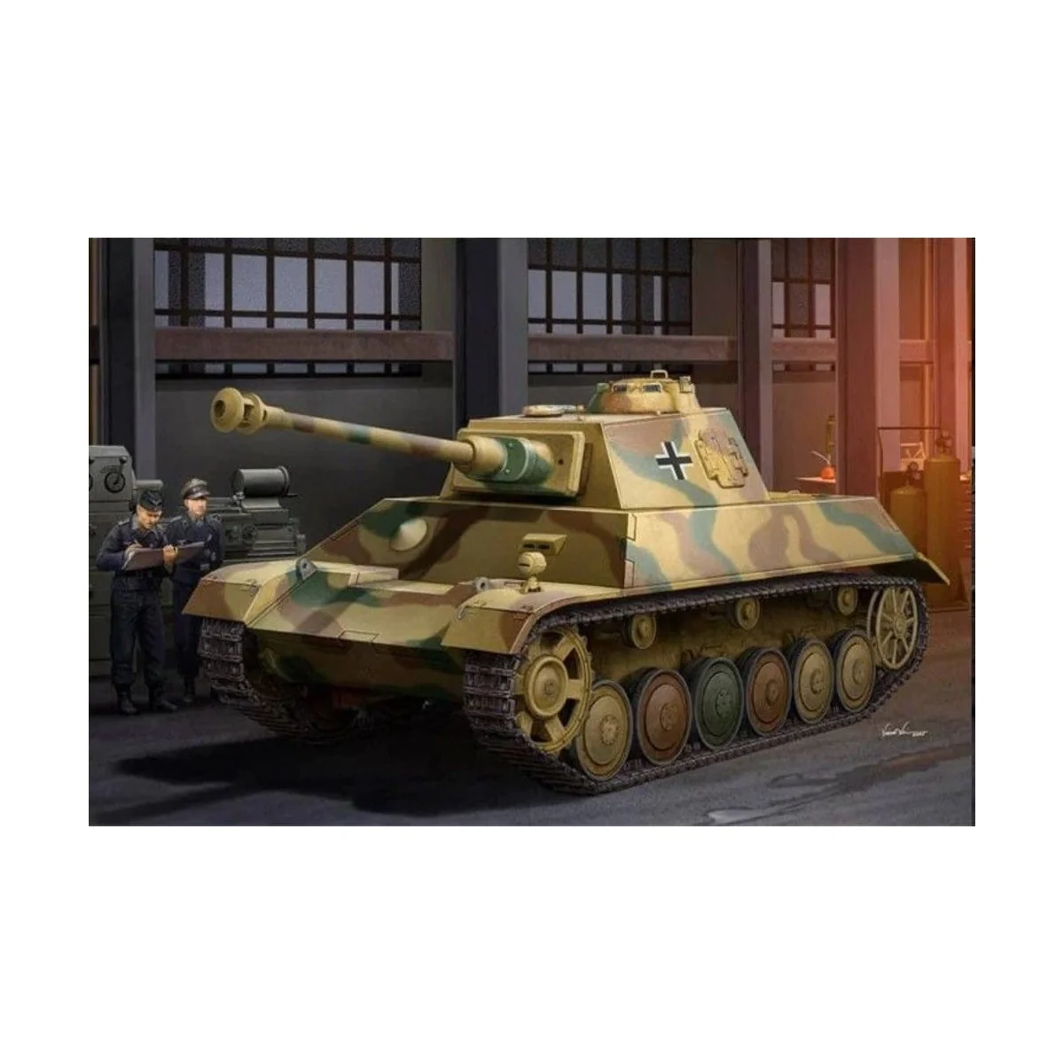 German Pz.Kpfw.III/IV auf Einheitsfahrgestell - Hobby Boss 80150