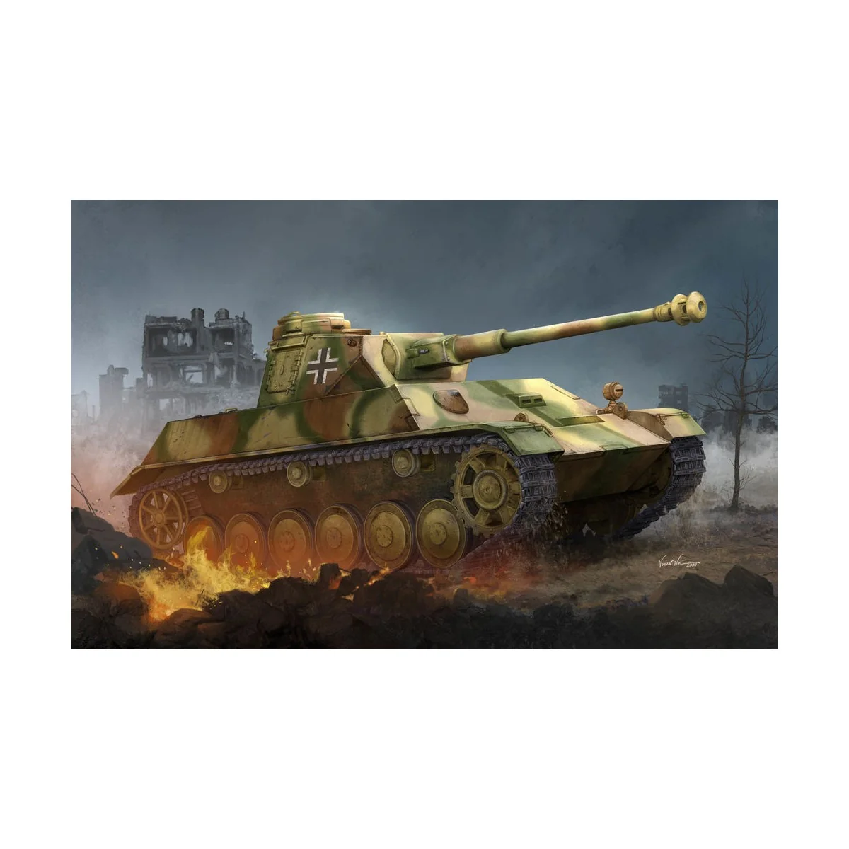 German Pz.Kpfw.III/IV auf Einheitsfahrgestell(Small Turret) - Hobby...