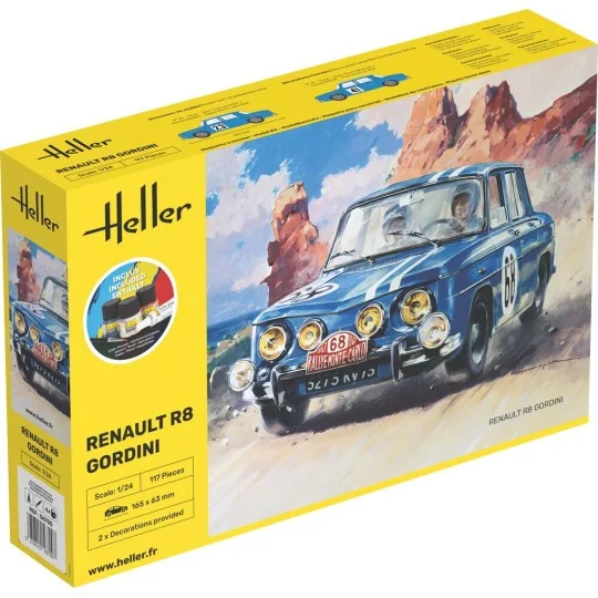 STARTER KIT Renault R8 Gordini, 1/24 - Heller 56700