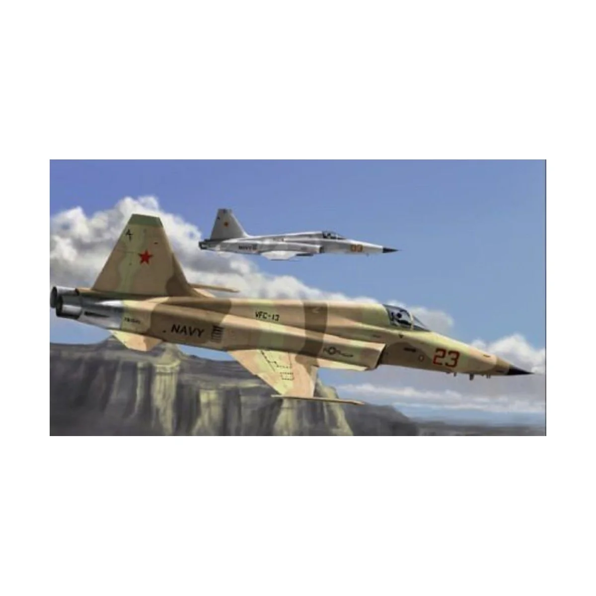 F-5E Tiger II fighter - Re-edition - Hobby Boss 80207