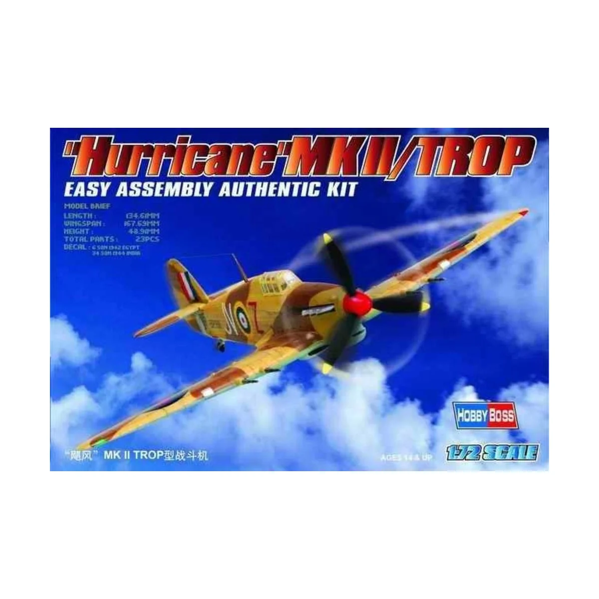 Hurricane MK II TORP, 1/72 - Hobby Boss 80216 Hurricane MK II TORP, 1/72 - Hobby Boss 80216