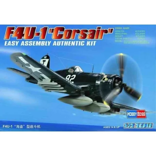 F4U-1D ''Corsair'', 1/72 - Hobby Boss 80217 F4U-1D ''Corsair'', 1/72 - Hobby Boss 80217
