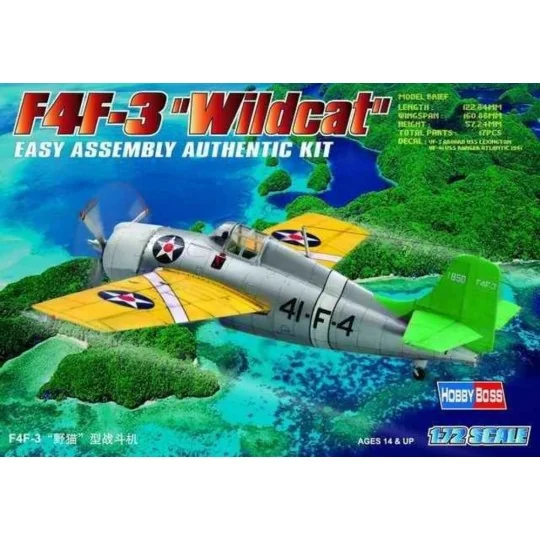 F4F-3 ''Wildcat'', 1/72 - Hobby Boss 80219