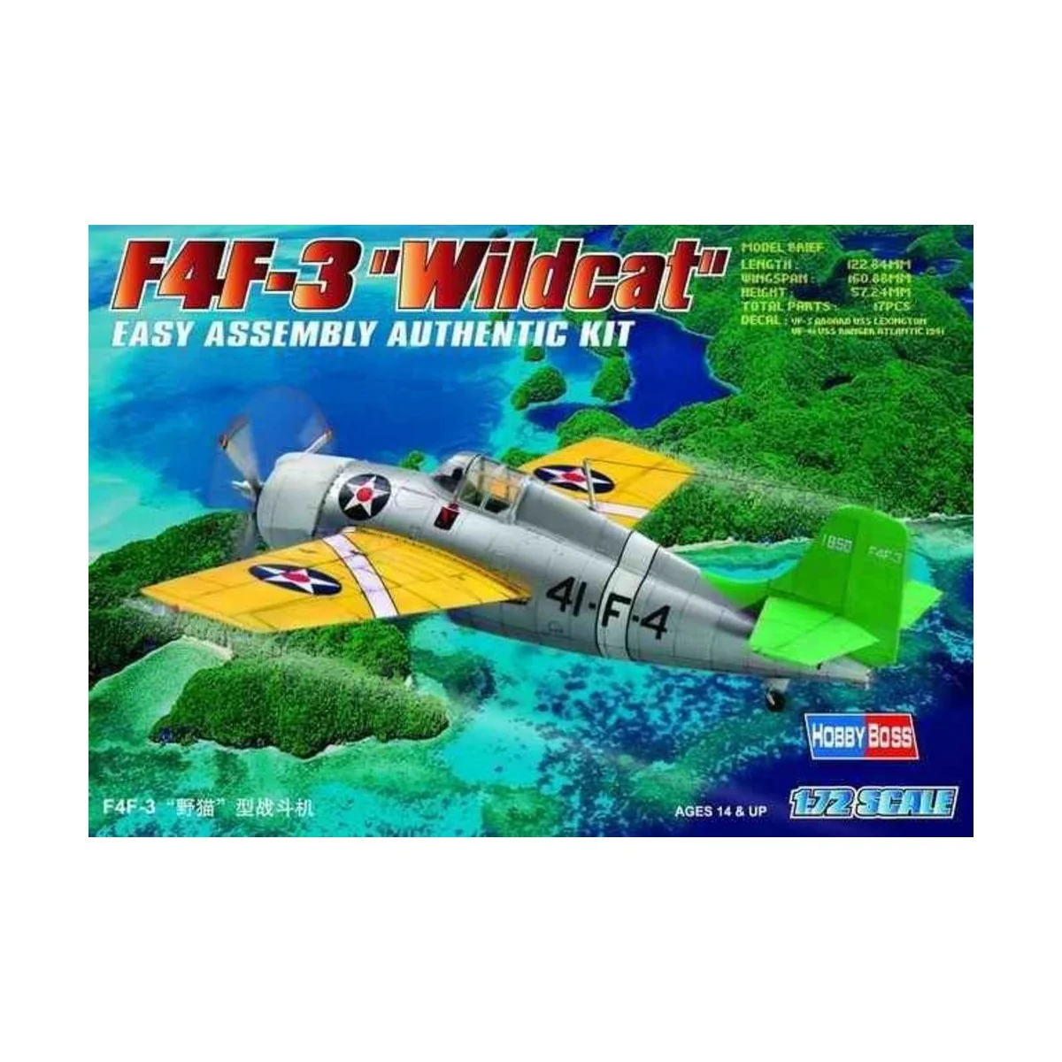F4F-3 ''Wildcat'' - Hobby Boss 80219