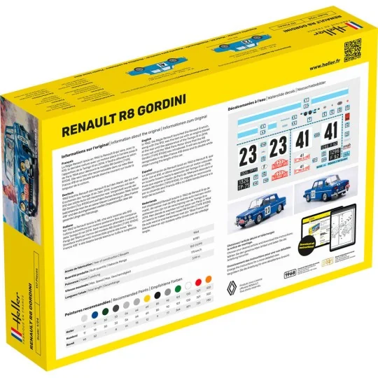 STARTER KIT Renault R8 Gordini, 1/24 - Heller 56700