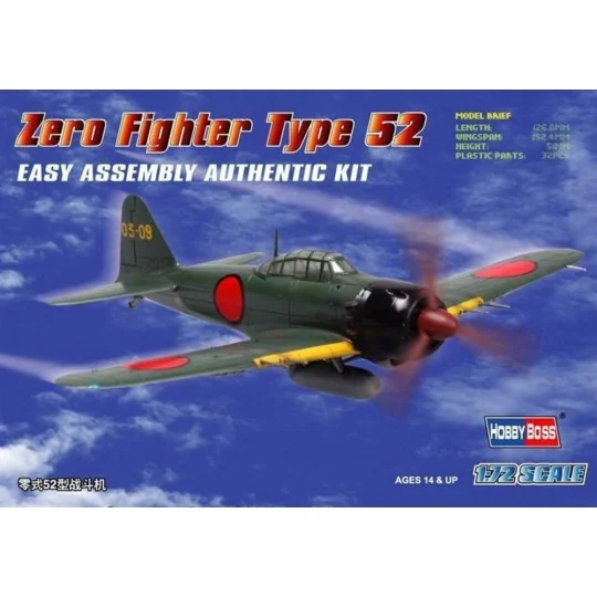 Japan Zero Fighter Type 52, 1/72 - Hobby Boss 80241 Japan Zero Fighter Type 52, 1/72 - Hobby Boss 80241
