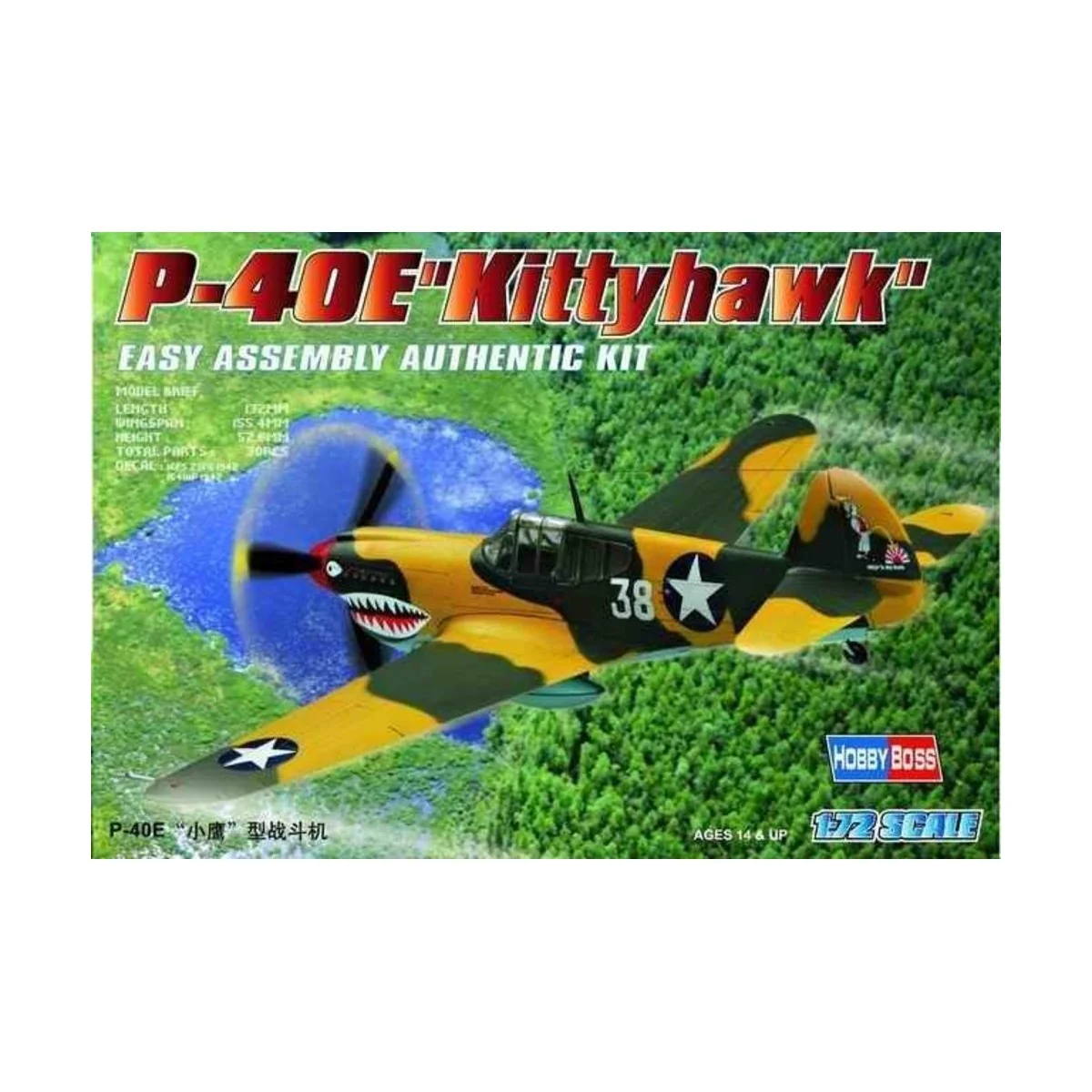 P-40E ''Kitty hawk'', 1/72 - Hobby Boss 80250