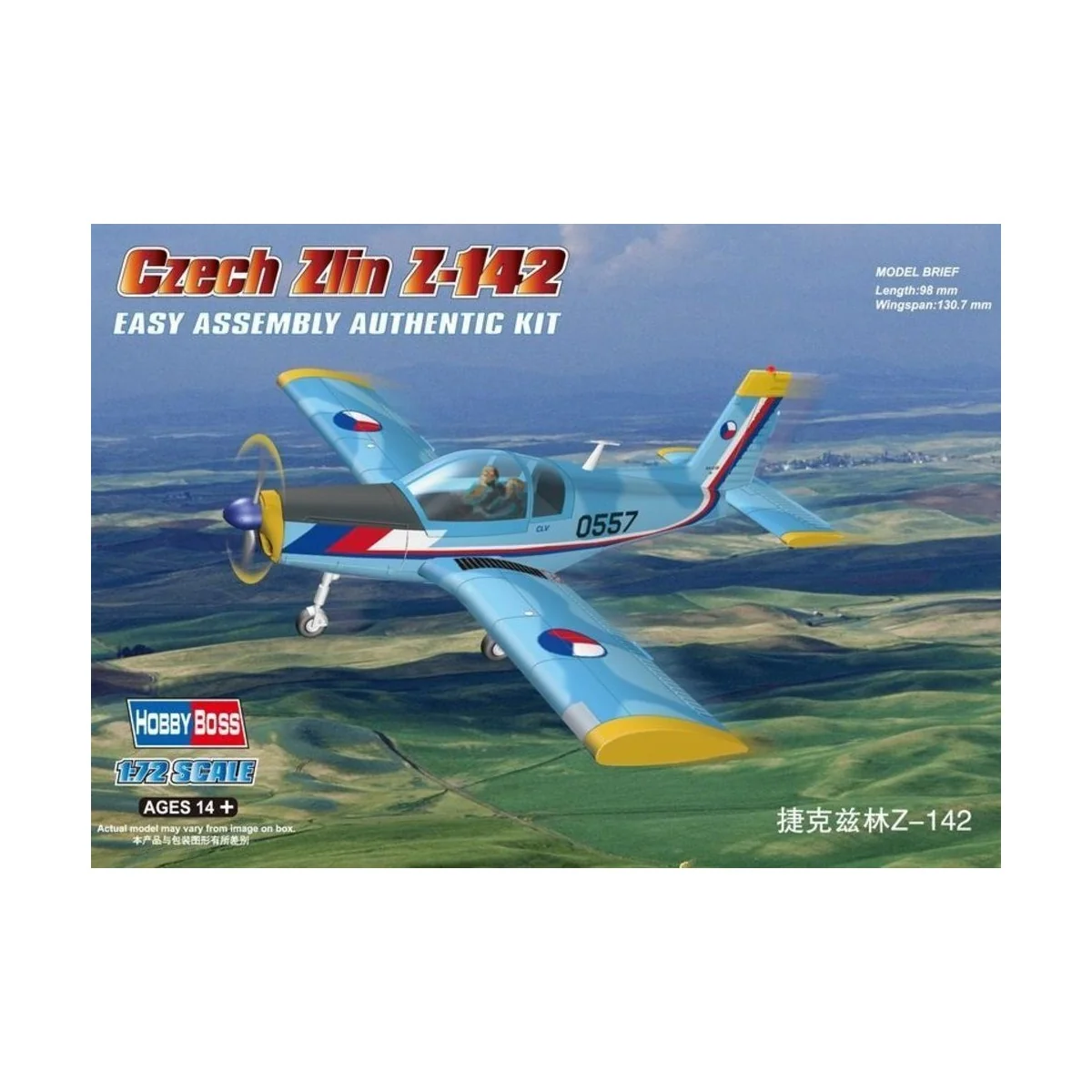 Czech Zlin Z-142, 1/72 - Hobby Boss 80282