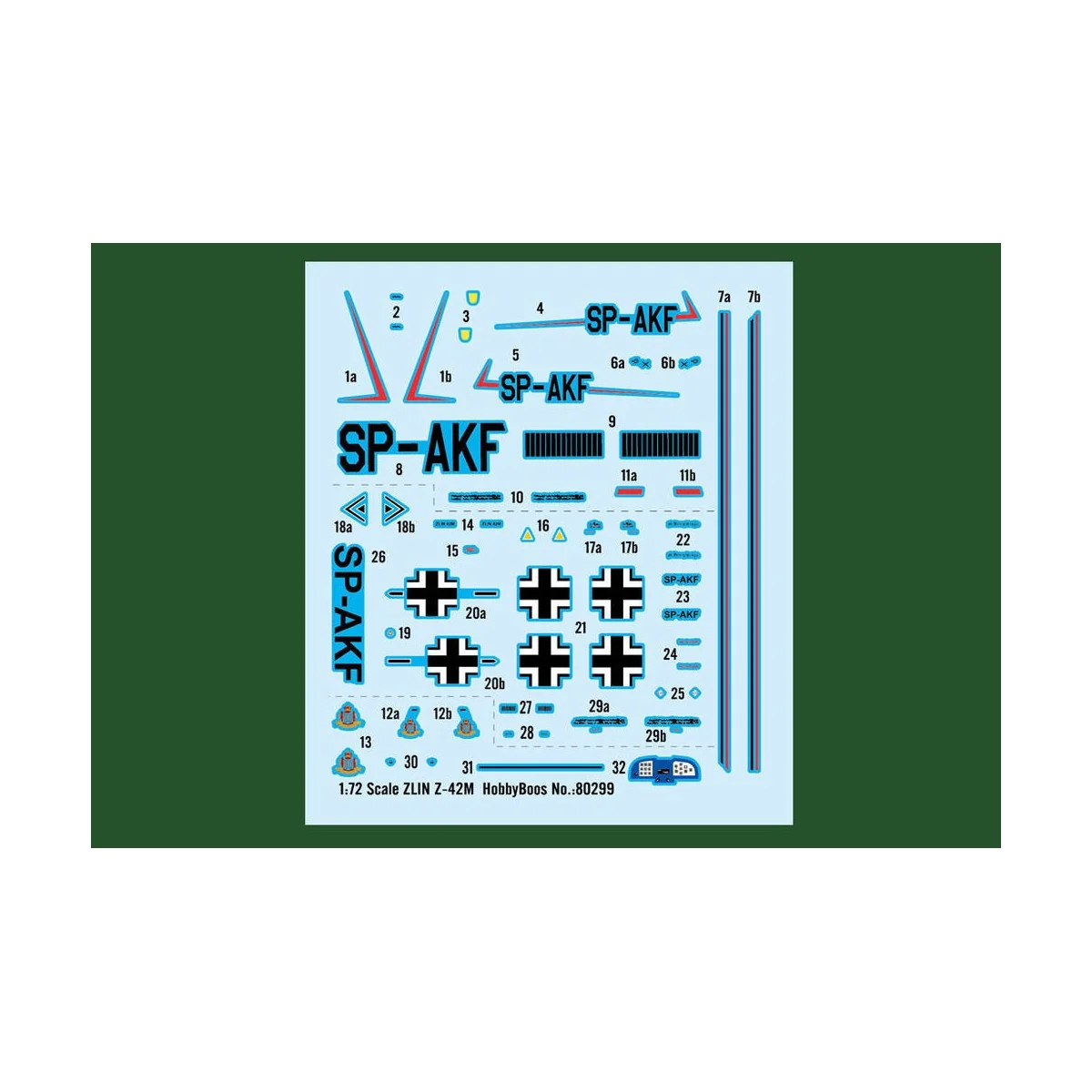 ZLIN Z-42M, 1/72 - Hobby Boss 80299 ZLIN Z-42M, 1/72 - Hobby Boss 80299
