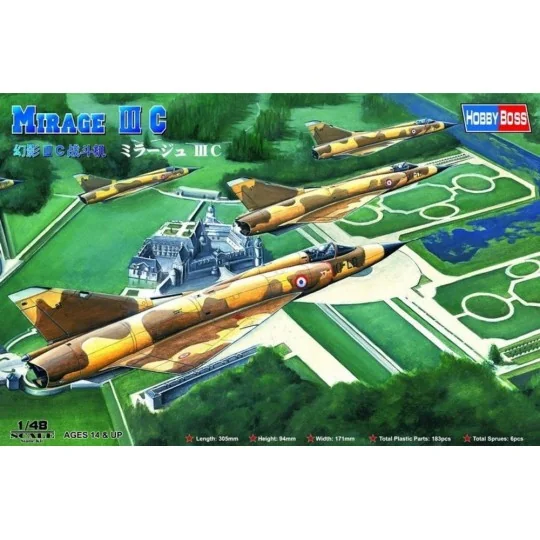 Mirage IIIC Fighter, 1/48 - Hobby Boss 80315