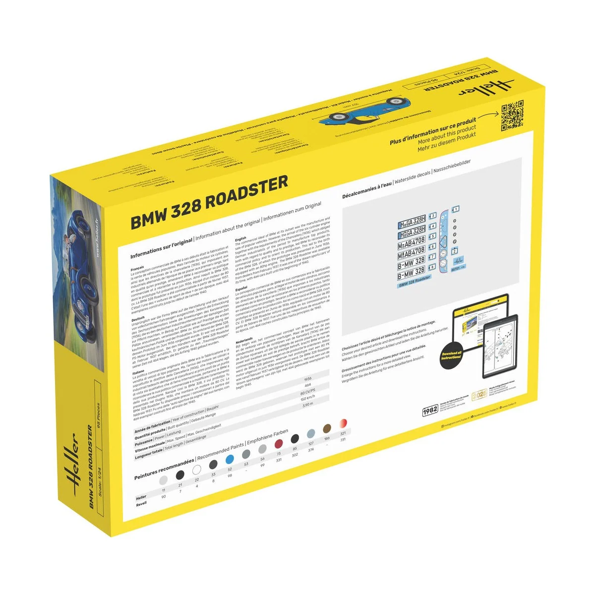 STARTER KIT BMW 328 Roadster - Heller 56701