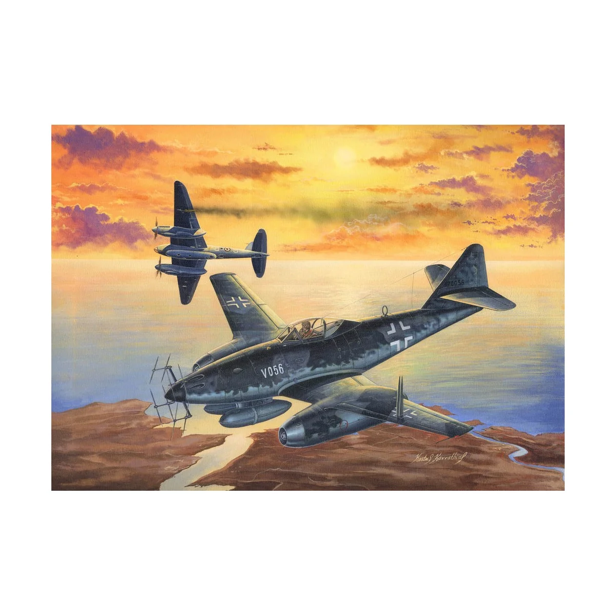 Me 262 A-1a/U2 (V056), 1/48 - Hobby Boss 80374 Me 262 A-1a/U2 (V056), 1/48 - Hobby Boss 80374