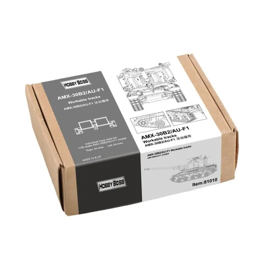 AMX-30B2/AU-F1 Workable Tracks, 1/35 - Hobby Boss 81010 AMX-30B2/AU-F1 Workable Tracks, 1/35 - Hobby Boss 81010