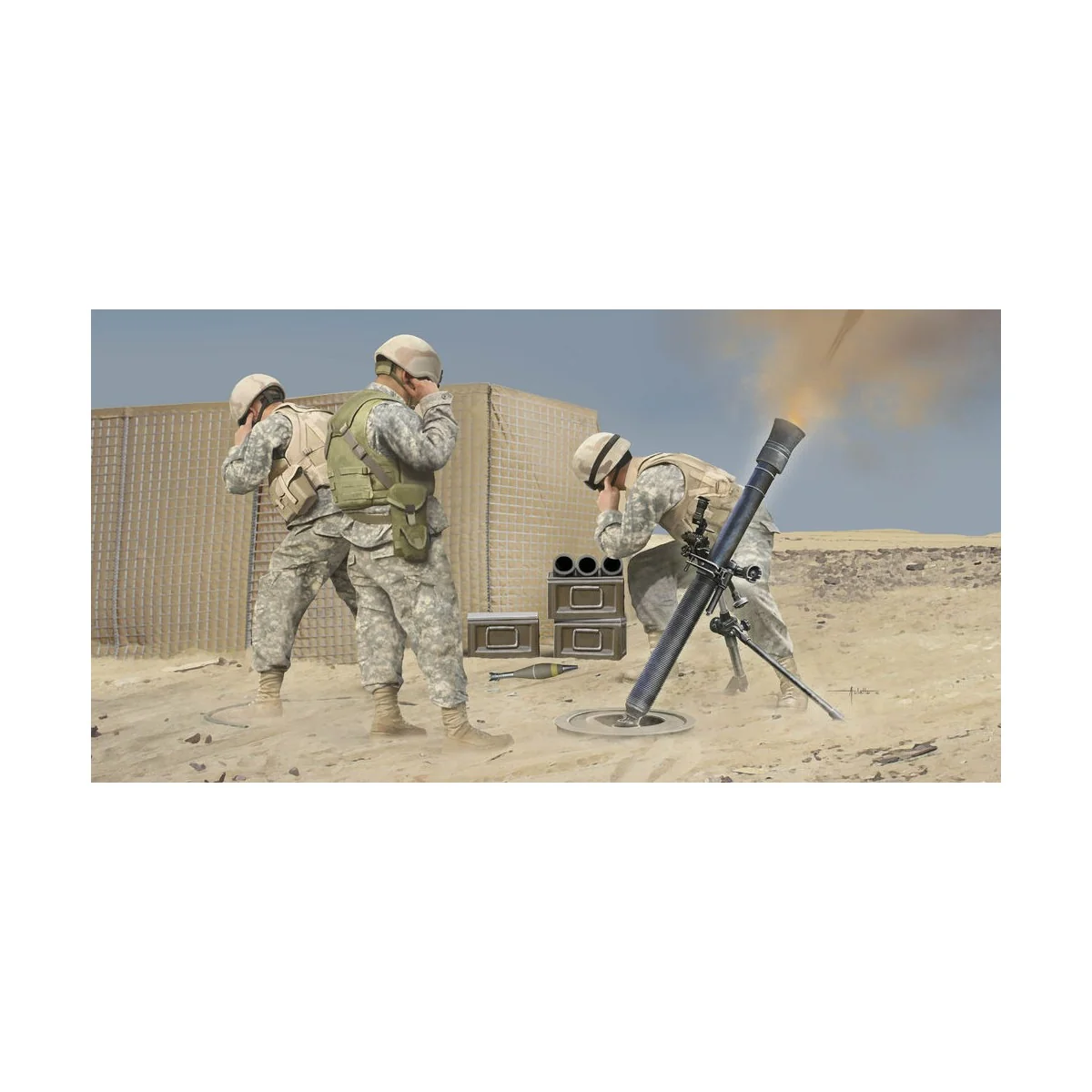 M252 Mortar, 1/3 - Hobby Boss 81012 M252 Mortar, 1/3 - Hobby Boss 81012