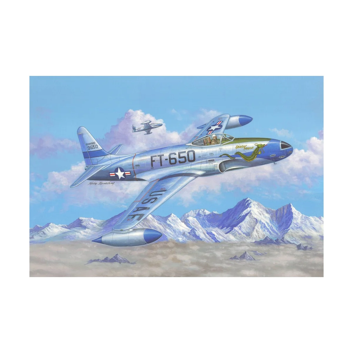 F-80C Shooting Star fighter, 1/48 - Hobby Boss 81725