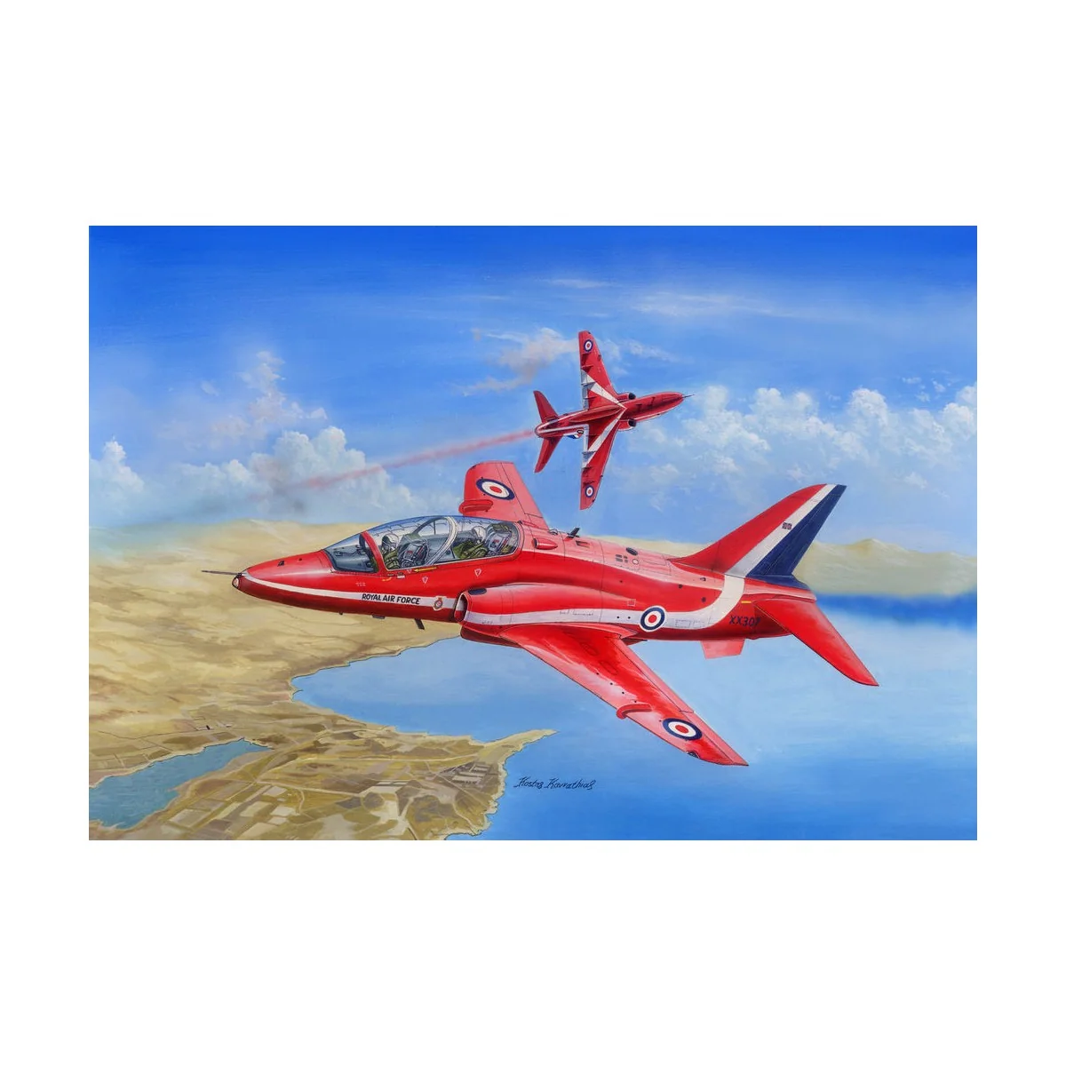 RAF Red Arrows Hawk T MK.1/1A, 1/48 - Hobby Boss 81738