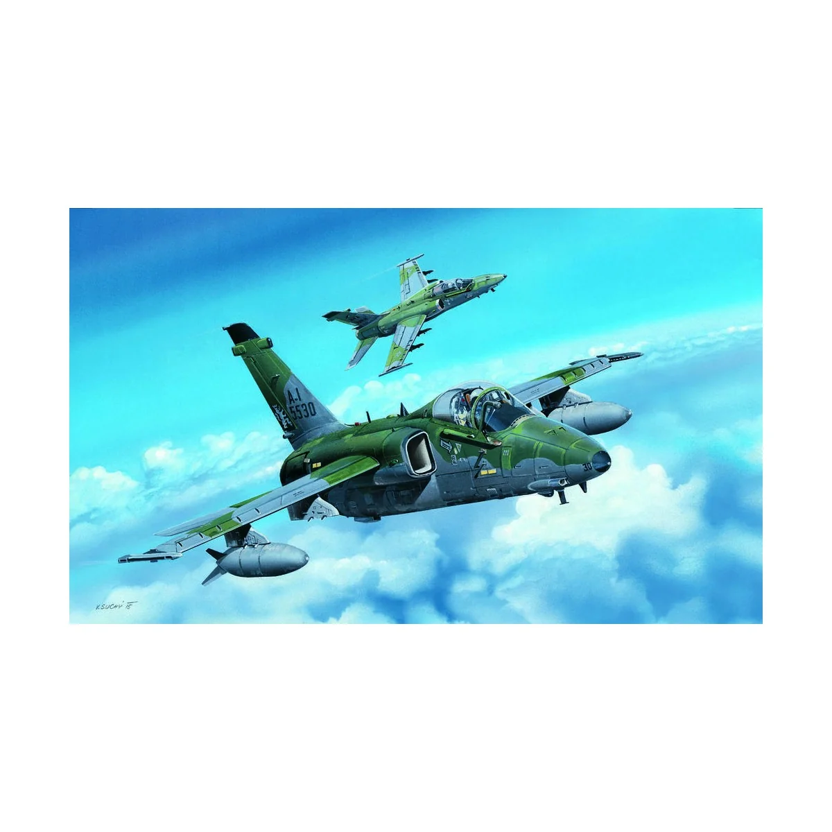 A-1A Ground Attack Aircraft - Hobby Boss 81742