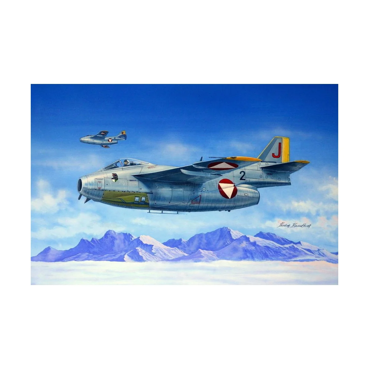 SAAB J 29F Flying Barrel - Hobby Boss 81745
