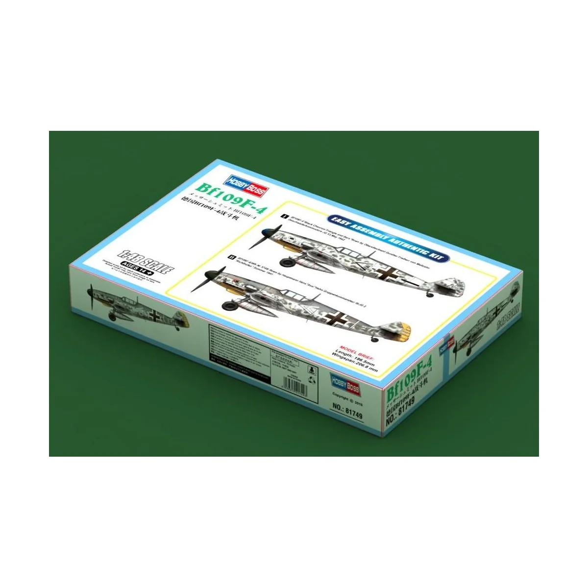 BF109 F4, 1/48 - Hobby Boss 81749